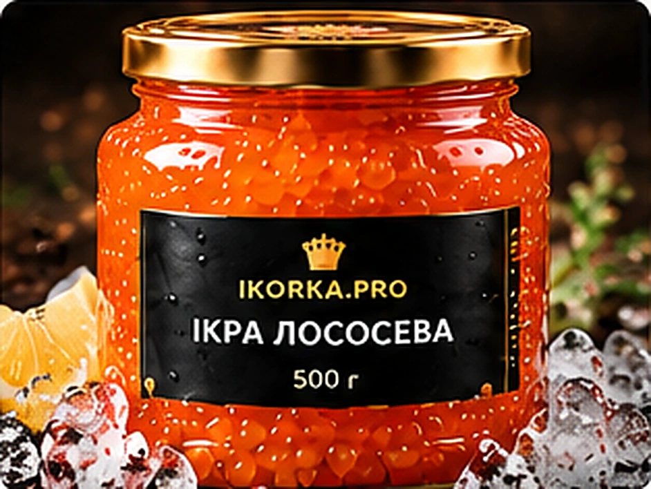 Ікра лососева — 500 г